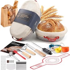 Sourdough Starter Kit Cotton Rope Sourdough Bread Baking Supplies 9'' Round