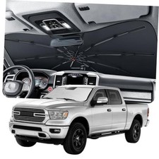 2026 Upgraded Windshield Sun Shade Umbrella: For Dodge RAM 1500 2016-2025