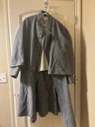Civil War Confederate Gray Reproduction Uniform Coat with Cape Brass Buttons