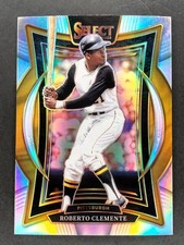 Roberto Clemente 2025 Panini Select SILVER Prizm Card #10 Pittsburgh Legend HOF