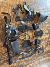 Vintage 1960's Marx Best Of The West Black Horse Saddle  Tack Accessories