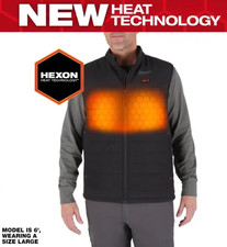 NEW Milwaukee Men's XL M12 Axis Black Heated Vest FULL Kit M300B-21XL