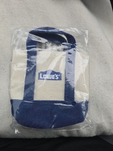 Lowe's MINI canvas TOTE charm