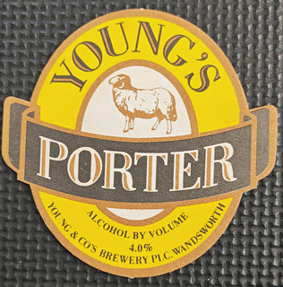 Young's Porter Beer Mats Cardboard Mat (1)