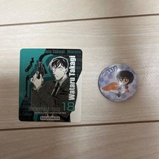 Detective Conan Miwako Sato & Wataru Takagi LE Can Badge + Sticker