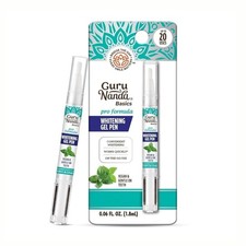 Teeth Whitening Pen with Hydrogen Peroxide Gel Vegan Formula Mint Flavor Gentle