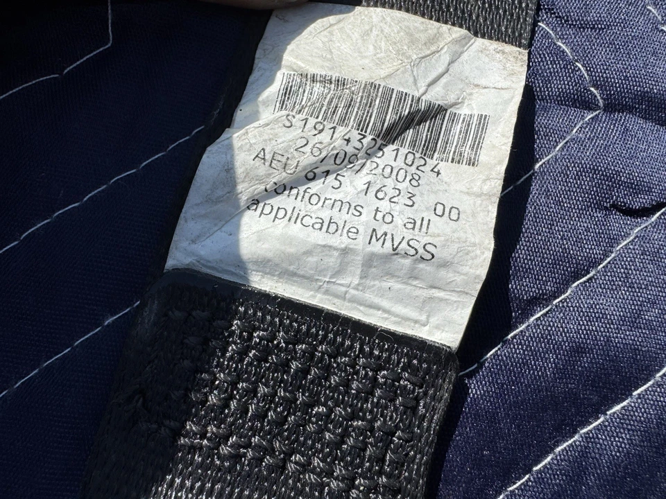 Retractor de cinturón de seguridad convertible OEM BMW E64 E63 650i 645Ci 560715901D Foto 4 de 4