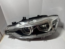 Bmw 3-series 2016-2018 Lh Driver Led Wo Adaptive Headlight 8738715-03 Cracked Bmw 3-series 2016-2018 Lh Driver Led Wo Adaptive Headlight 8738715-03 Cracked