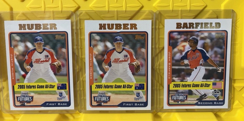 2005 Topps Futures Game All-Star Card Lot Justin Huber (2) Josh Barfield Rookie