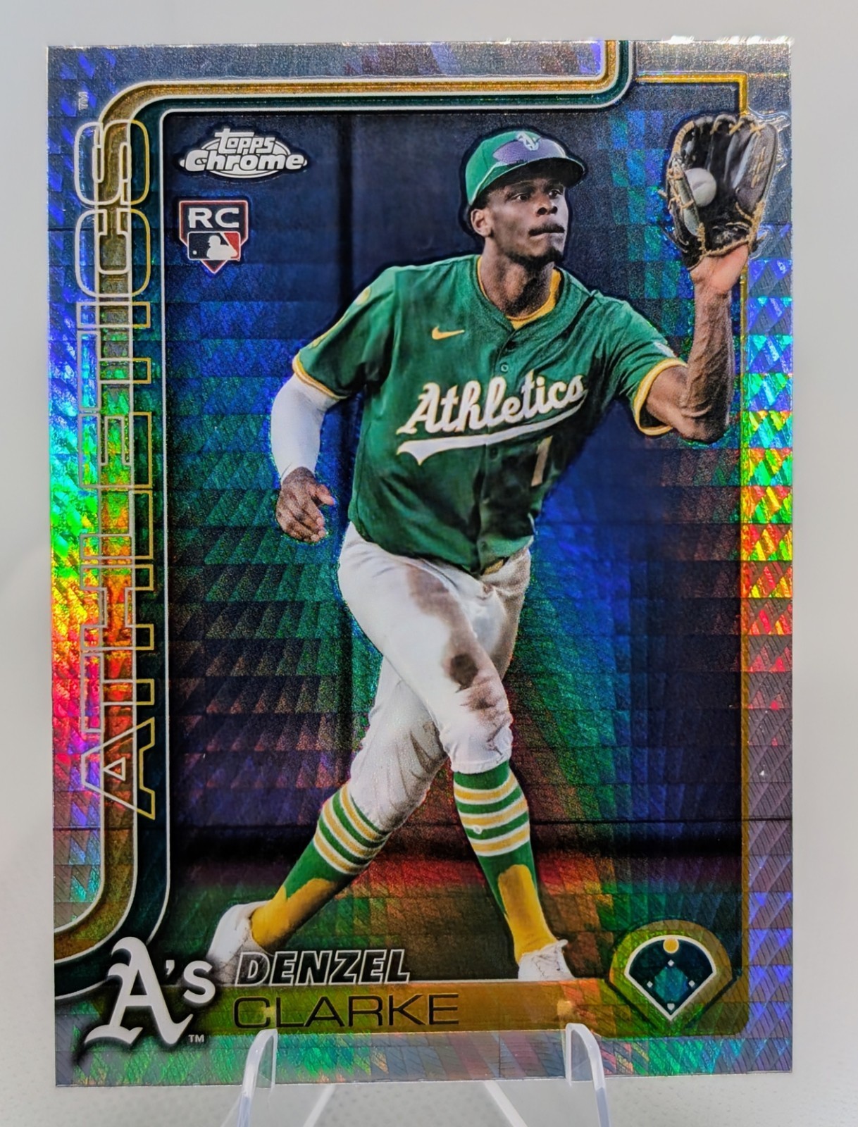 2025 Topps Chrome Update Prism Refractor #USC15 Denzel Clarke RC