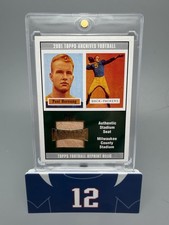 Paul Hornung 2001 Topps Archives Game Used Seat Card #151