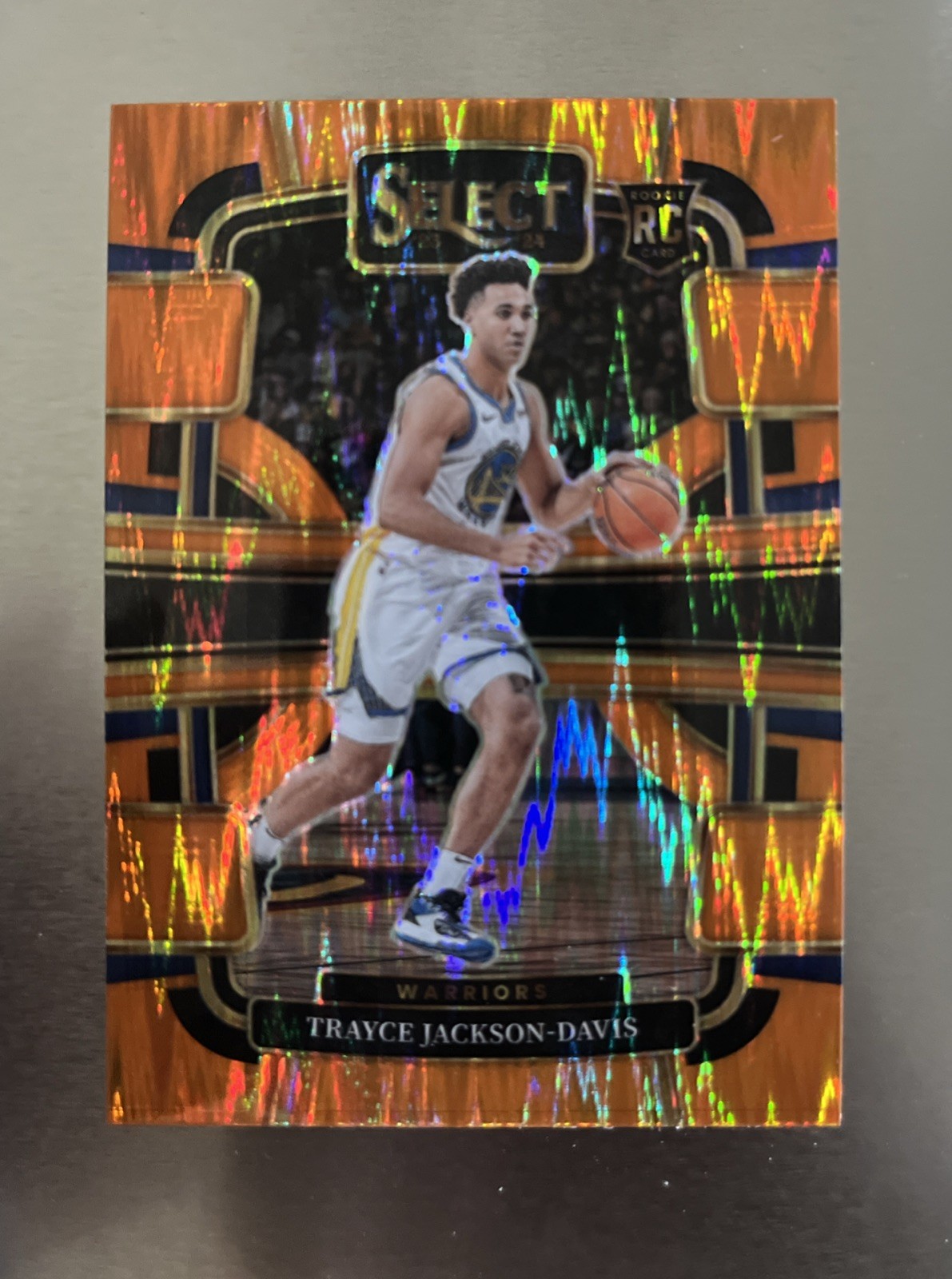 23-24 Panini Select - Concourse Trayce Jackson-Davis #84 Orange Flash Prizm (RC)