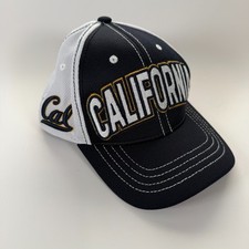 Cal Berkley Golden Bears Zephyr Snapback Hat California Blue White University OS
