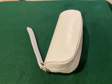 Oakley Sunglasses Soft Case White Zip Around Case w/ Wrist Strap New