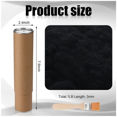 Jewelry Box Flocking Kit - Black Fibers & Mini Flocker