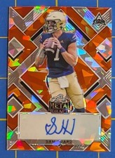 2022 Leaf Metal Draft Sam Huard AUTO 3/4  Crystal Orange