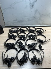 14 LOGITECH A-00064 Black Wired USB HEADSET/JUA3266