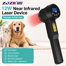 12W Veterinary Laser Therapy for Dogs Arthritis Hip Dysplasia IVDD 808nm 905nm