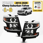 HID/Xenon Headlights W/ Ballast & Bulbs For 2015-2020 Chevy Tahoe Suburban LH+RH