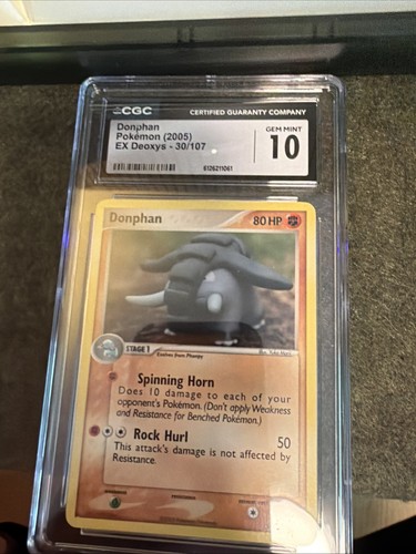Donphan graded CGC 10 for sale on eBay