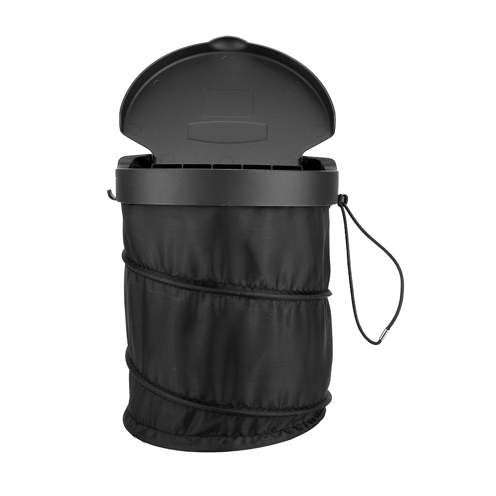 °Foldable Car Trash Bin Rubbish Waste Dust Can Oxford Cloth Back Hanging Garbage