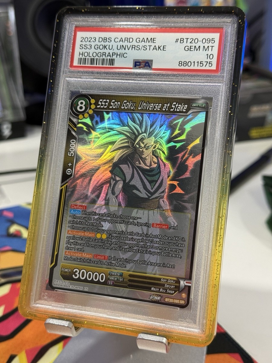 ドラゴンボールカード SSGSS MAX Dragon Ball Super Ghost Rare SS3 Son Goku Universe at Stake BT20