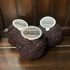 Jo Sharp Silkroad DK Tweed Yarn Shade 405 Emporio Wool Silk Cashmere Italy Lot/3