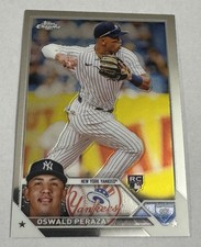 Oswald Peraza 2023 Topps Chrome Rookie #132 New York Yankees