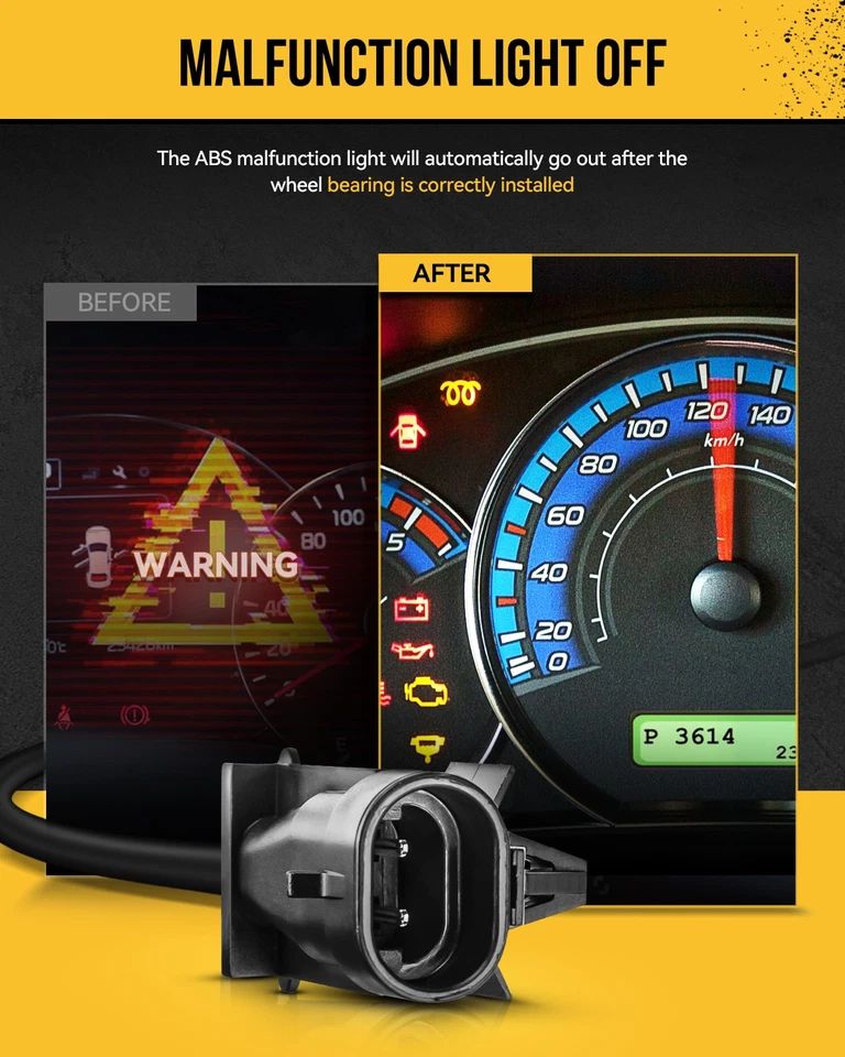 Front Wheel Hub and Bearing Assembly Fits 2003 2004 Ford Crown Victoria 513196 Foto 4 de 4