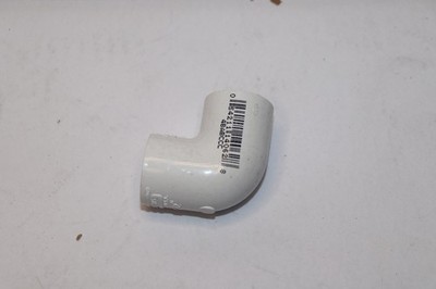 (50-Pk) Spears 90 Degree Elbow Pipe Fitting Schedule 40 PVC White 1/2'' Socket