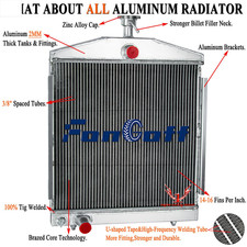 Fits Lincoln Welder 200 250 AMP SAF300 SA200 G10877198 SAE300 Aluminum Radiator