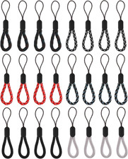 cobee Finger Lanyard Small Wrist Strap, 4.72inch Adjust Finger 6 Colors, 24 Pcs