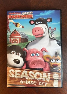 BACK AT THE BARNYARD SEASON 1 DVD 6 DISC SET EXC CONDITION NICK SUPER RARE