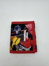 Transformers Wallet Tri-fold Optimus Prime Bumblebee Kids Card Bill Holder Robot