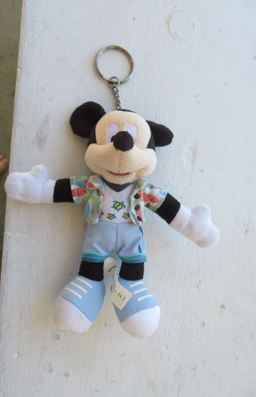 Disney Pulani Resort Mickey Mouse plush key chain