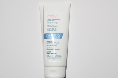 Ducray Ictyane Emollient Nutritive Cream Face and Body 200ml dry skin