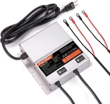 Marine Battery Charger Dual Output 12V 10A LiFePO4 Lithium NCM Lead Acid Boat RV