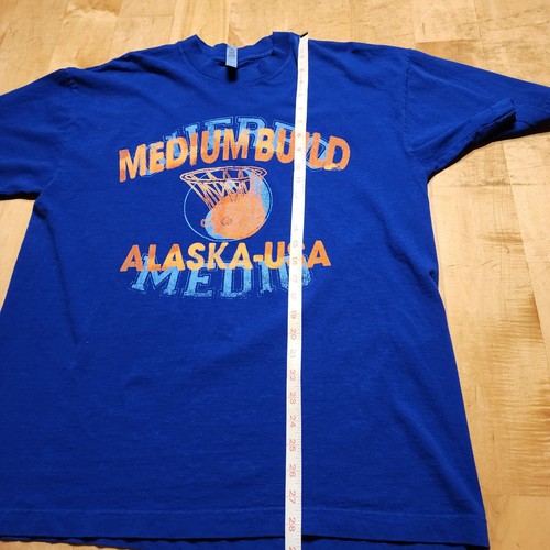 Medium Build - Thinking About Dying Tour T-Shirt - Alaska USA Basketball L - Picture 6 of 7