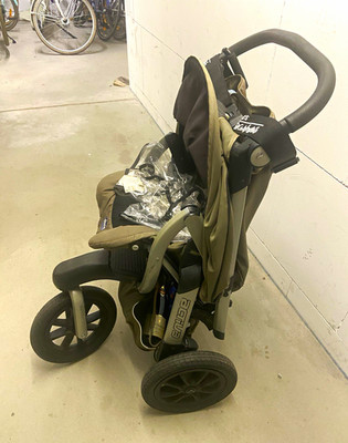 Chicco Jogger Kinderwagen Buggy 3-Rad faltbar, Einsitzer, Beige/Schwarz