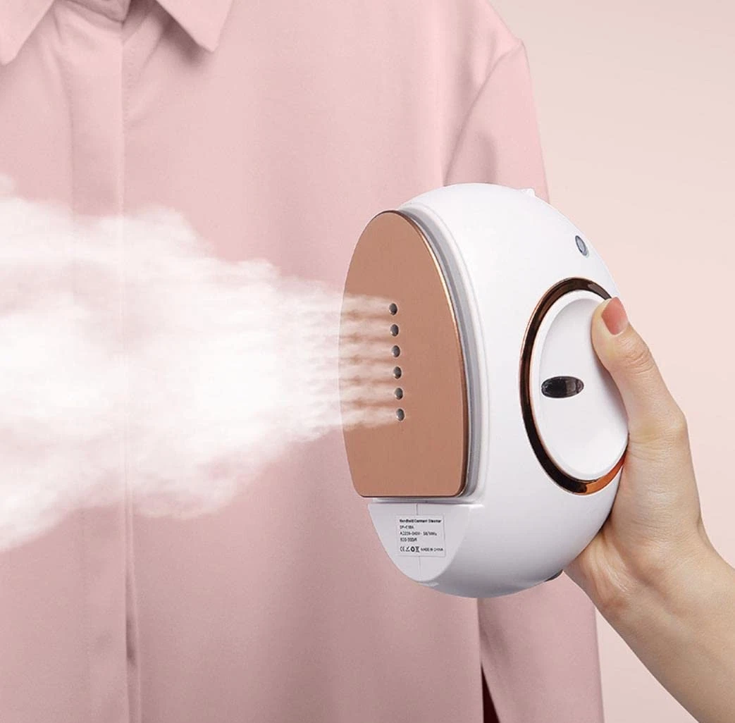 Handheld Steam Iron for Clothes Portable Dry Wet Dual Use Garment Steamer 100...