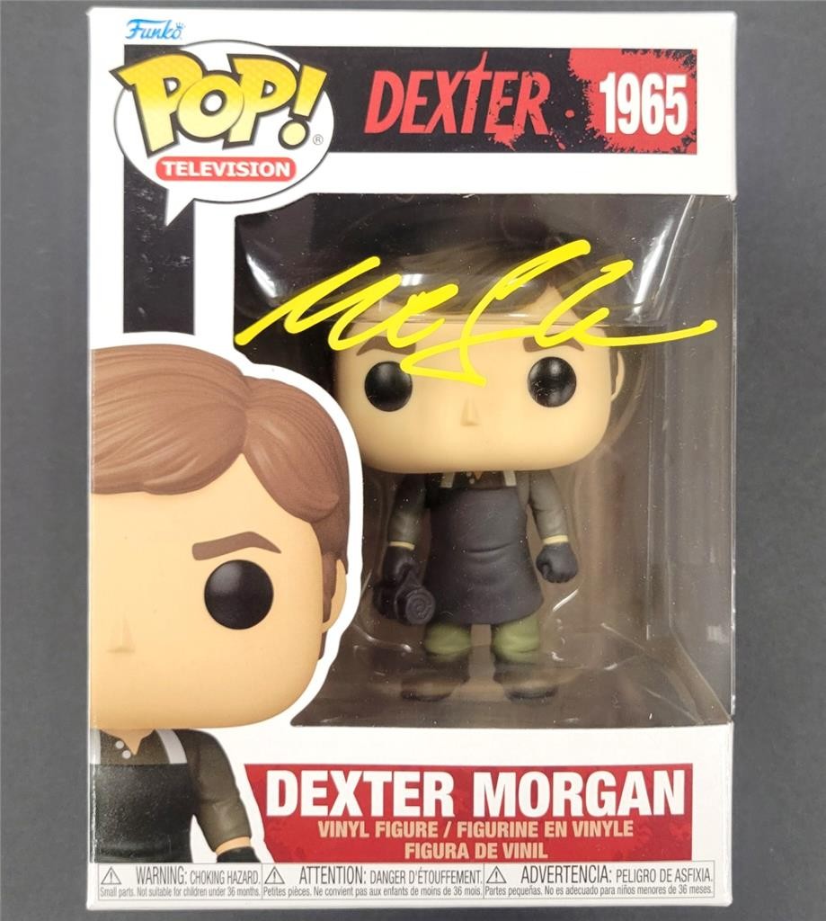 Michael C. Hall signed Dexter Morgan Funko Pop! 1965 autograph