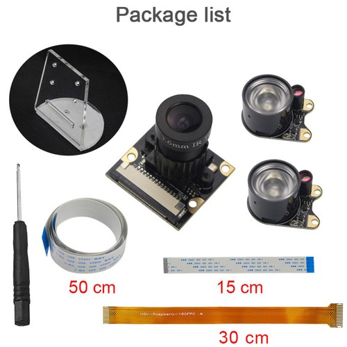 1/4in Night Vision IR Camera Module For Raspberry Pi 4 Model B /3B+/3B/Zero/W/WH - Photo 9/14