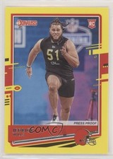 2020 Panini Donruss Rookie Dollar Tree Press Proof Yellow Jedrick Wills 0p5r