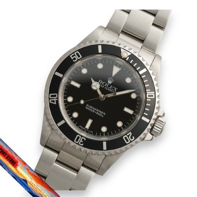 Rolex 14060 Submariner NonDate T Serial Tritium Luminous Neo 1996 Hardened