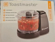 Toastmaster 1.5 Cup Mini Chopper Food Processor New In Box!