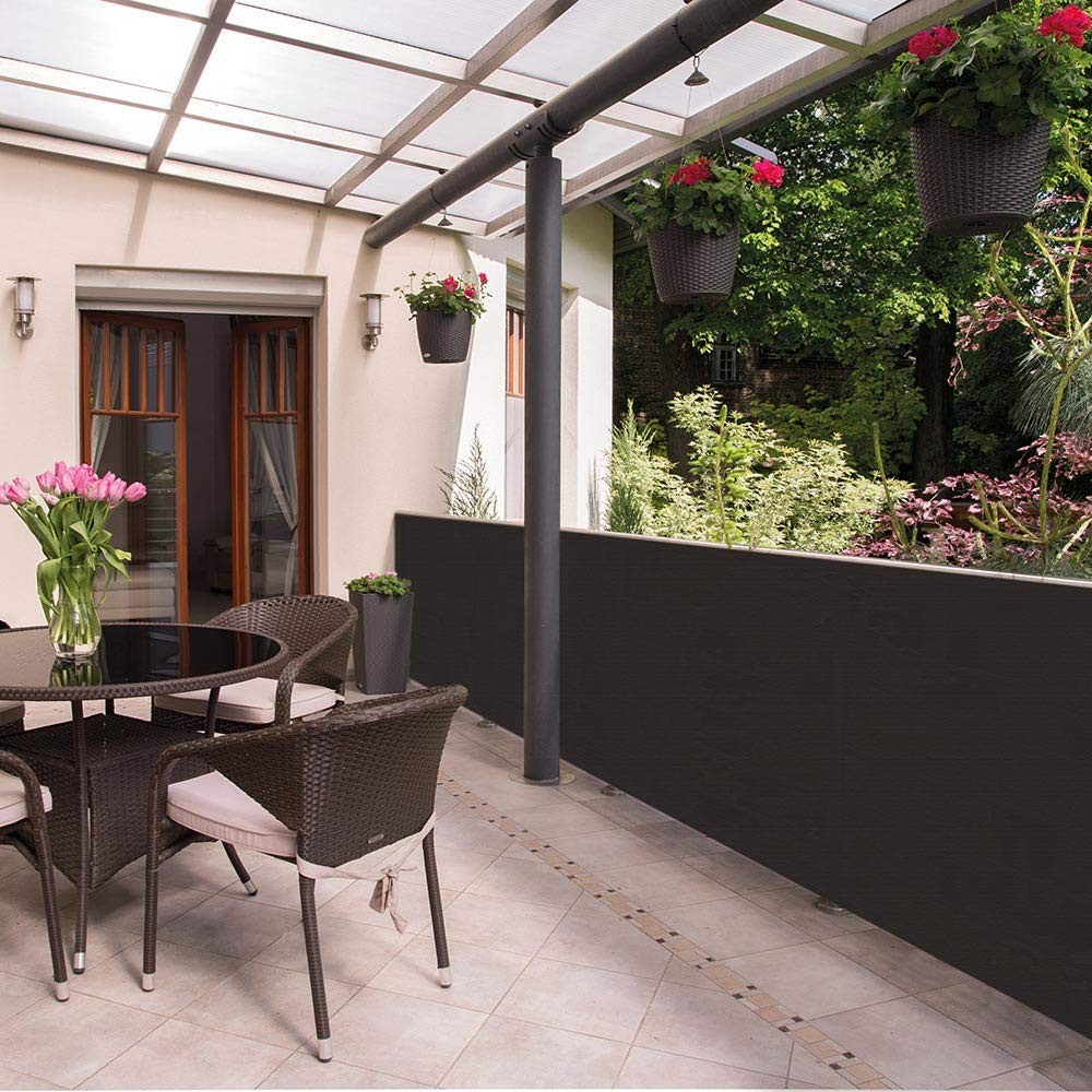 Rete Schermante Tenax Bahia 1.5x10m Grigio Antracite per Balconi