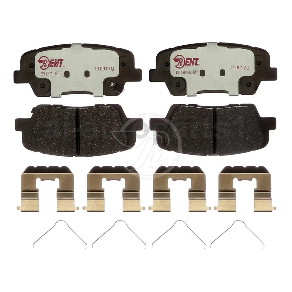 Kit de rotores de freno trasero y pastillas de freno para Hyundai Santa Fe 2017 2018 Foto 2 de 4