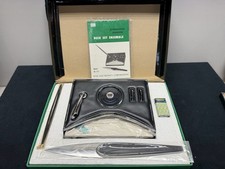 1960s Ross RE-711 Executive Desk Set w/ 8 Transistor Radio Complete Working