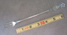 Vtg. Orange Blossom Long Handle Pickle Fork Rogers Silverplate 1910 No Monogram