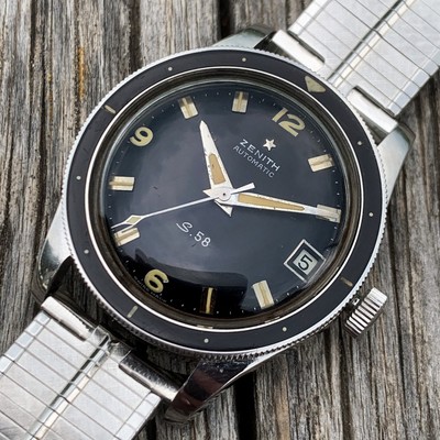    Zenith S.58 Mark IVa Diver Bakelite Cal.2542PC (1964-1968)   